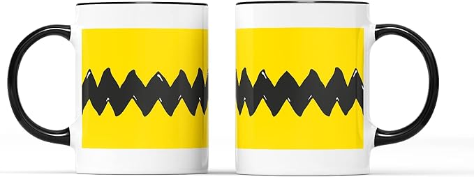 Chevron Mug Yellow / Black